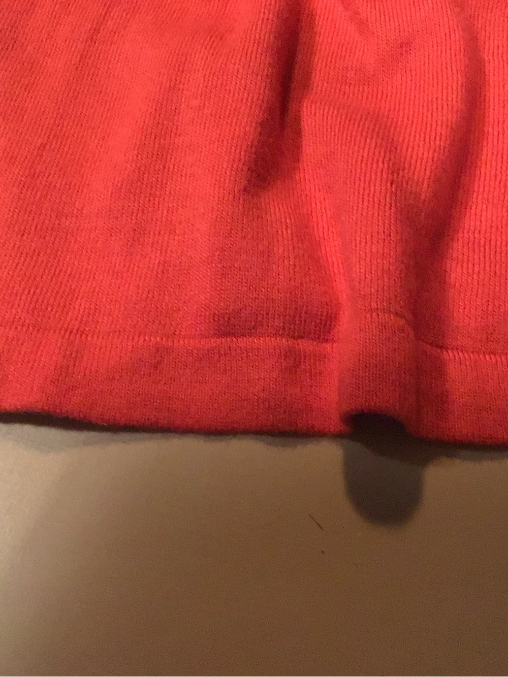 Banana Republic Scoop Neck Tee in Coral Red - Picture 6 of 14